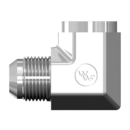 World Wide Fittings Male JIC to Female Pipe 90 Degree Elbow F5455X08X12